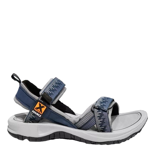 סנדלי שורש GOBI גברים - אפור / כחול